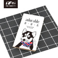 Adorable perro estilo lindo cuaderno de costura individual