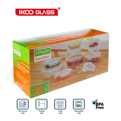 pyrex glass food storage set