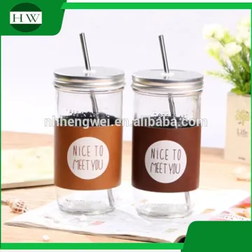 Wholesale Customized 24oz Drinking Ball Mason Jar Drinking Glass