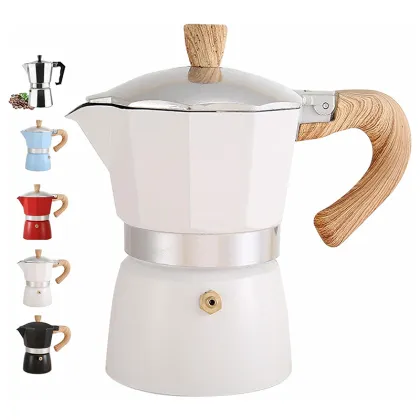 Premium classical customized aluminum alloy espresso coffee maker moka pot