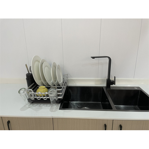 Aluminum Dish Rack with Spout Tray 1 tier aluminum dish rack Supplier
