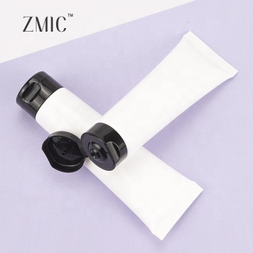 Flip Top Cosmetic Plastic Squeeze Tubes for Sunscreen and Face Lotion