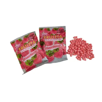 Thailand Chewy Gummy Candy Strawberry Fruit Flavor Mini Chewy Candy