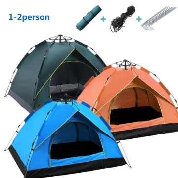 Automatic Outdoor Mosquito Camping Tent Waterproof Family 3-4 Person Camping Accessories Fold Tent