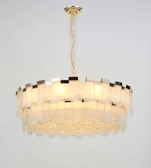 Modern Nordic Style Restaurant Luxury Crystal Chandelier