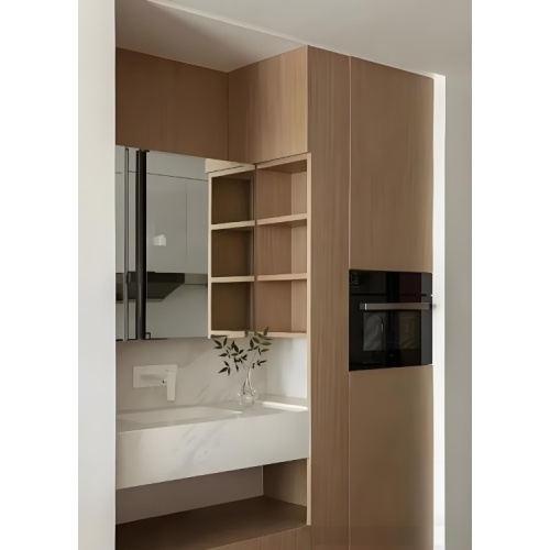 Gabinete de espelho inteligente personalizado para soluções de armazenamento elegantes