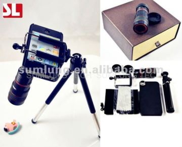 New Design zoom telescope for mobile phone iphone camera lens for 4 4s 4g with Holder