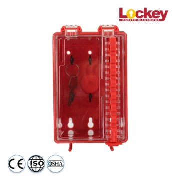 Kunststoff kleine hängende Stahl Sicherheitsgruppe Lockout Box