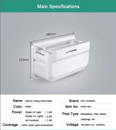 Electric Mosquito Killer Traps​ UV Light Bug Zapper