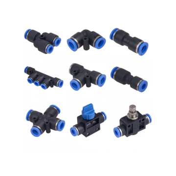 HVFF Series Pneumatic Push Fit Quick Connect Fittings