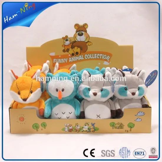 High Quality 20cm sitiing soft toys fox toy
