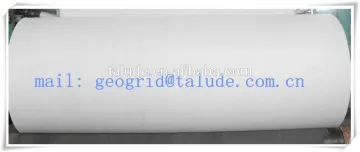 PET short fiber needle punched nonwoven geotextile