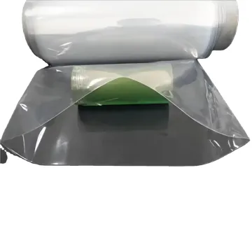 Custom Width Fish Seafood Packaging: Vacuum Laminated Plastic Continuous Sleeve Lay Flat Tube Rolls