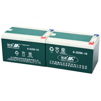 ISO/CE/UL 6-dzm-10 electric scooter battery lawn mower battery 6-DZM-10 battery