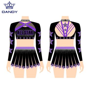Customize all star cheer crop top and skirt