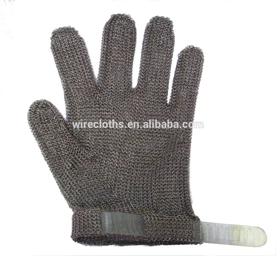 stainless steel butcher glove