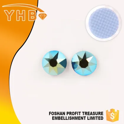 YHB Made in China high quality fashionable shinning eastern star glass chaton rhinestone sheet
