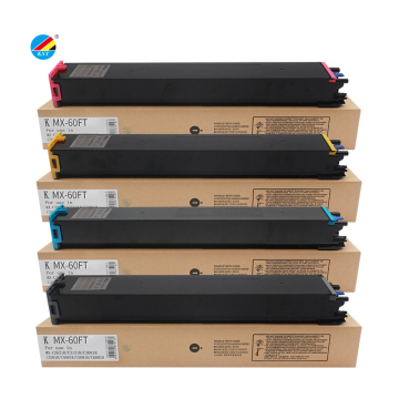 シャープMX3070V、MX3570、MX5070Nオリジナルトナーカートリッジ：MX-60FT、MX-60NT、MX-60GT