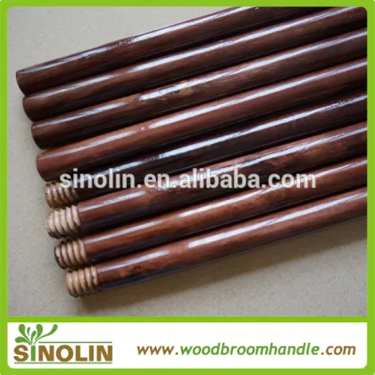 SINOLIN wooden broom stick wooden mop stick wood floor cleaning broom and mop handle