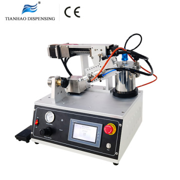 Pre-coating interne thread coating machine met touchscreen voor schroef, bout, connector, connector