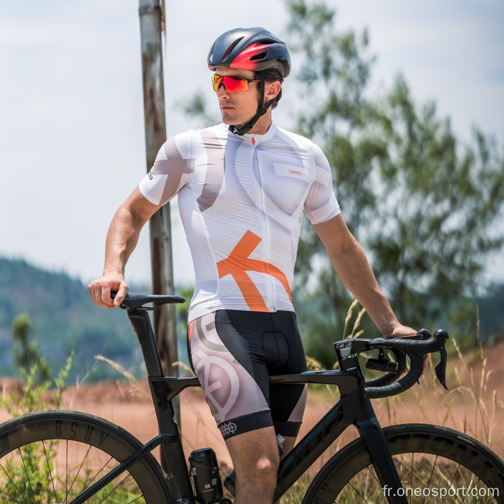 Short de cyclisme à air professionnel masculin respirant