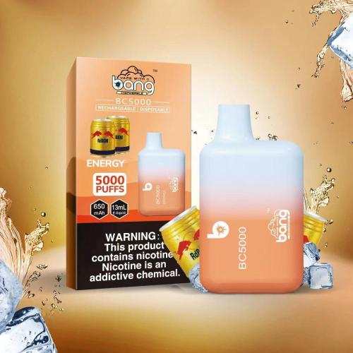 Bang BC 5000 Vape แบบใช้แล้วทิ้งแบบชาร์จไฟได้