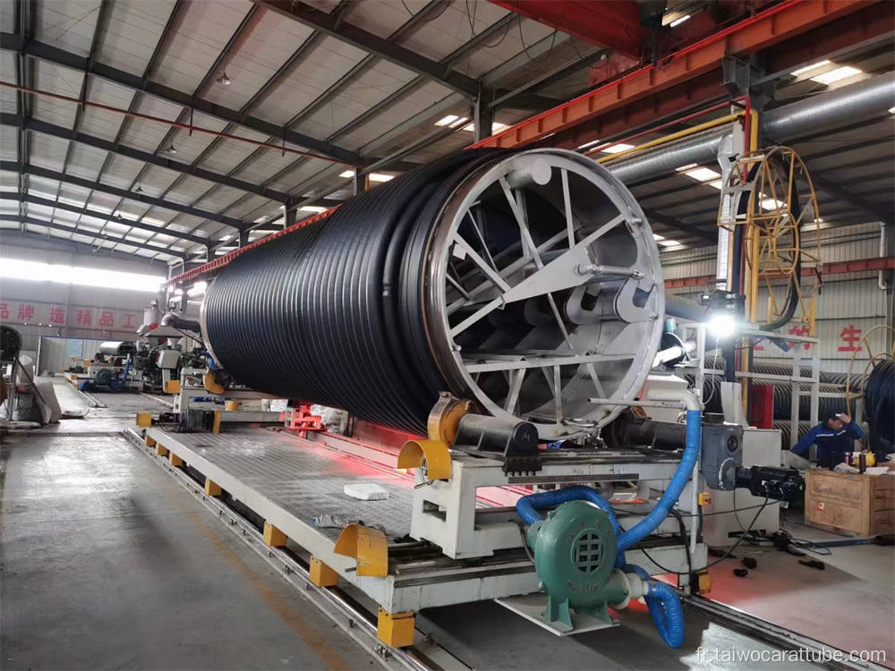 HDPE Krah Pipe Production Ligne d'égout conducteur