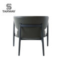 Fabric Chair Home Furniture Solid Wood Frame Metal Base White Wholesale cafe Chair Upholstered Living Room Armchair Chairs