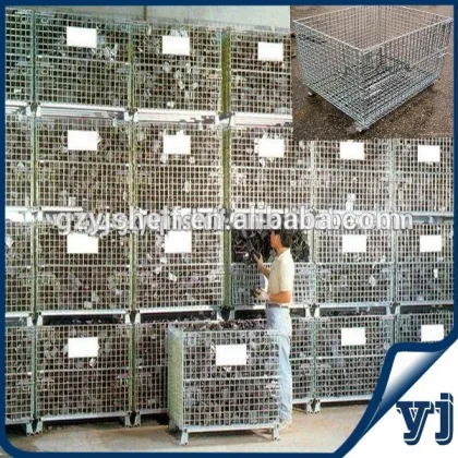 Pet Life classic wire crate animal cage,Warehouse Wire Cage,wire steel storage container cage pallet