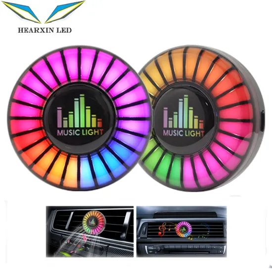 Hearxin Car Perfume with Music Rhythm Sync and Ambient Lighting