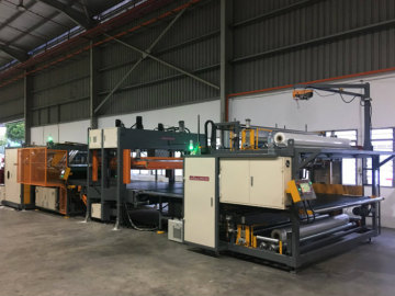 Auto mattress packing machine line