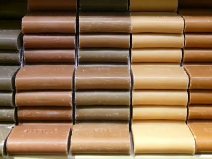 Handmade soap use natural zeolite