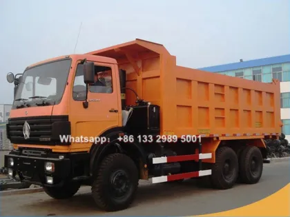 6x4 North beiben Construction Machinery dump truck price