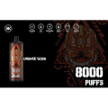 Logo personnalisé 8000 Puff Energy rechargeable