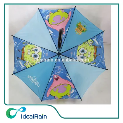 pretty umbrella print with cute spongeBob and Patrick Star