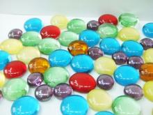 Multicolor Vase Filler Decorative Glass Gems Glass Beads