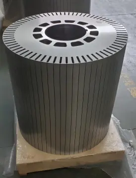 Rotor lamination for high voltage motors