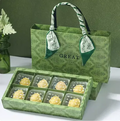 Customizable green packaging box