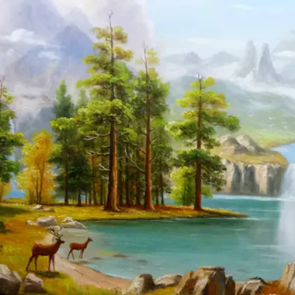 Oil painting Luming painting