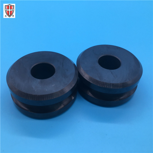 silicon nitride ceramic yarn wheel guide roller caster