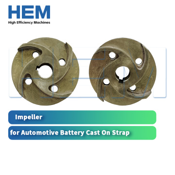 Impeller for Automotive Battery Cast On Strap