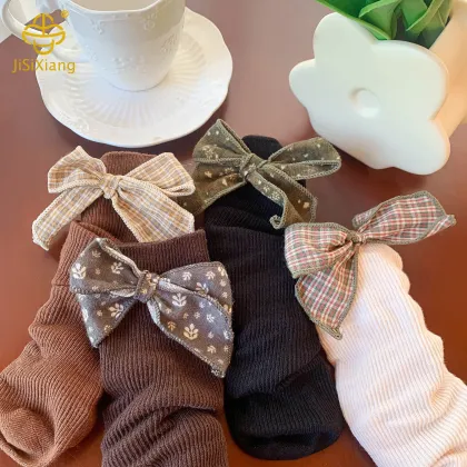 Cartoon Bow Baby Boneless Parent Child Socks