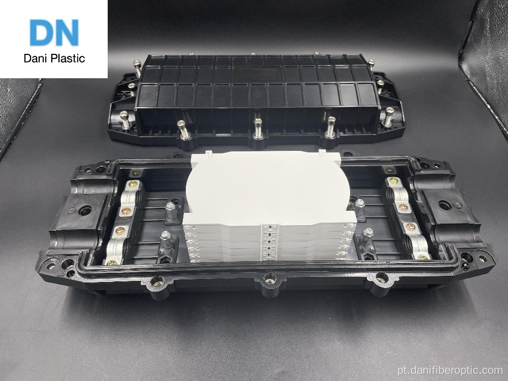 Fecho de junta de splice de fibra óptica