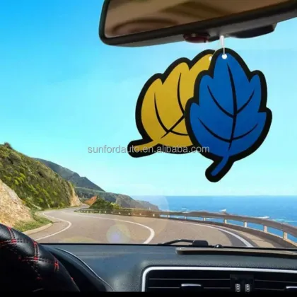 Wood Car Perfume Diffuser - Hanging Scent Fragrance Bottle Air Freshener