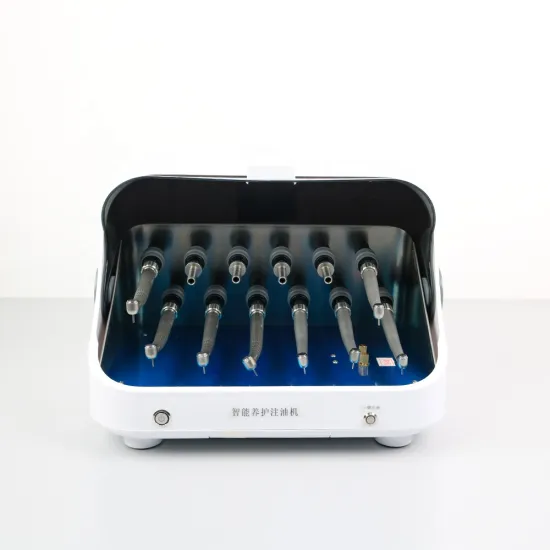 Dental Oil Lubricant Equipment: High/Low Speed Handpieces Cleaning and Lubrication System