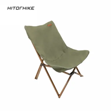 Portable Camping Chair: Hitorhike New Arrival Wood Grain Aluminum Folding Chair