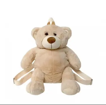 Plush cute bear schoolbag