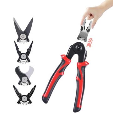 Hot Selling 5-in-1 Crimping Plier Multifunctional Wire Stripper Combination Plier Tool Set