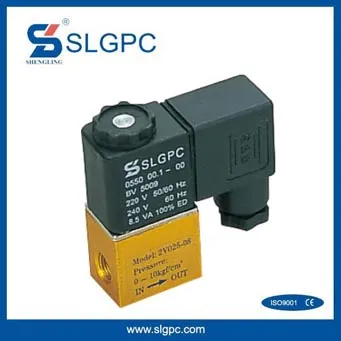 control water valve with timer water pressure reduction valve SLGPC- 2V025-08 electric solenoid water valve