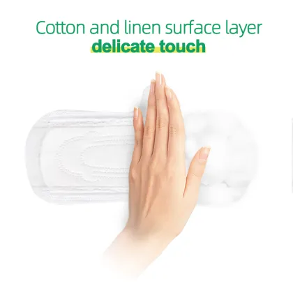 High Absorbent Natural Hemp Fiber Sanitary Pads - CBD Sanitary Napkin Manufacturer Hot Sale